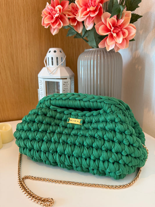 Siena Clutch - Emerald Green